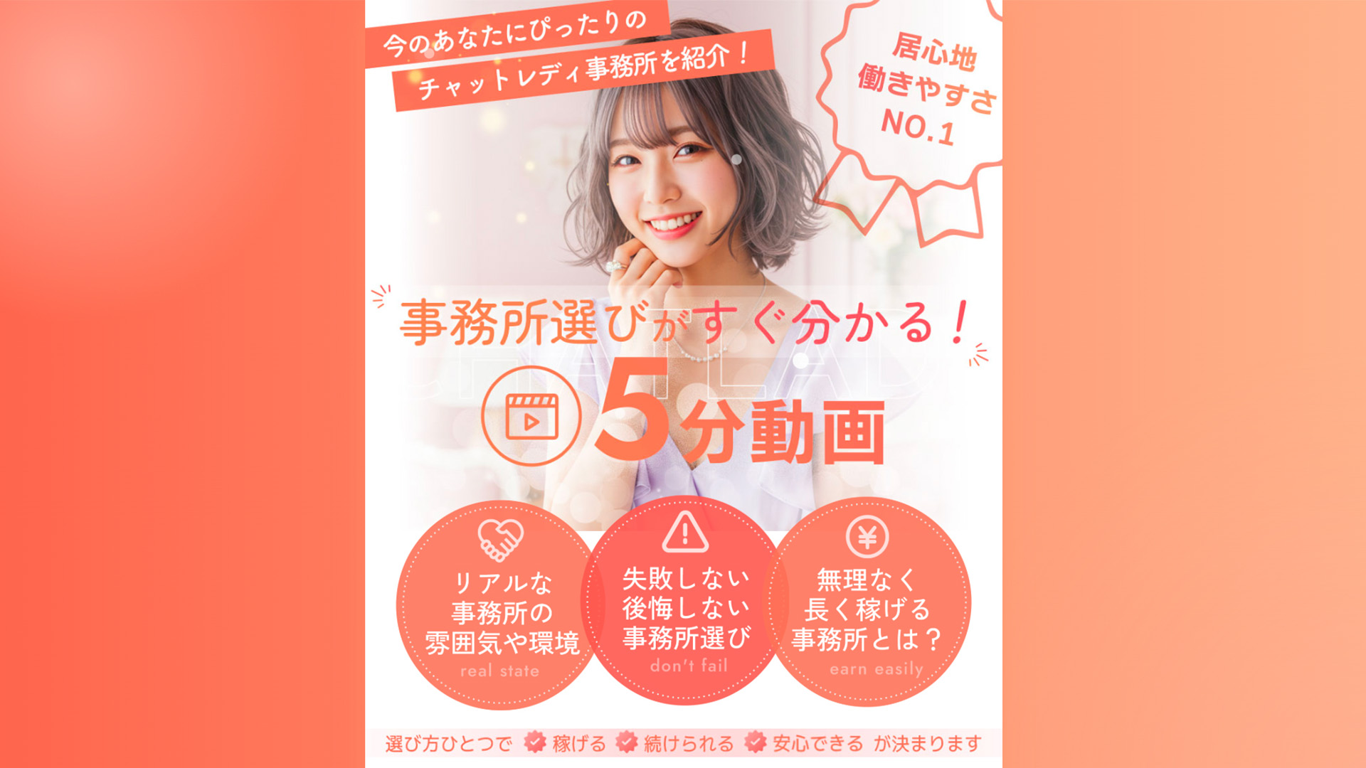 チャットキューブ求人ランディングページ